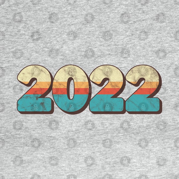 2022 Retro Vintage Happy new year by RetroDesign